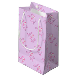 Team Girl Gender Reveal Geschenktasche Kleine Geschenktüte