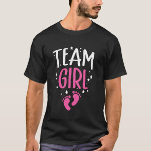 Team Girl Geschlecht Enthüllung Baby Dusche T-Shirt