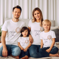 Team Girl Pink Balloon Gender Reveal Familie
