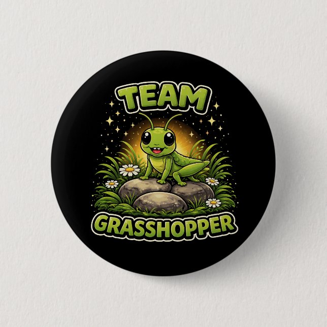 Team Grasshopper Button (Vorderseite)