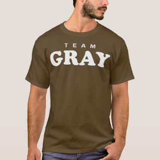Team Graue Personalisierte Familienname Brauerei T-Shirt