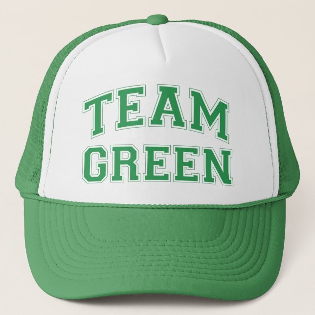 Team Green Hat Truckerkappe (Vorderseite)