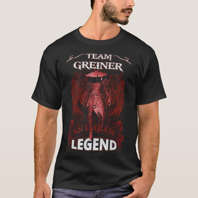 Team GREINER - Ein endloses LEGEND T-Shirt (Vorderseite)