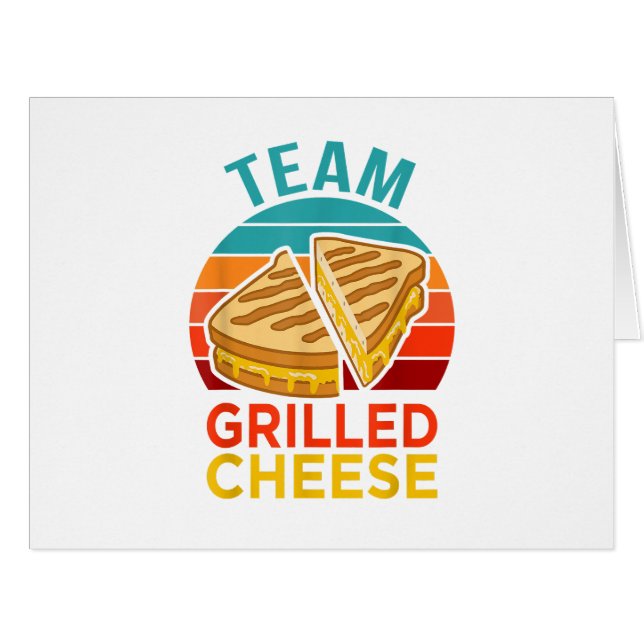 Team Grilled Cheese Funny Sandwich Lover Graphic (Vorderseite (Horizontal))