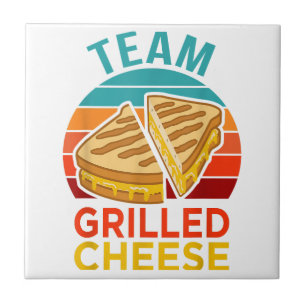 Team Grilled Cheese Funny Sandwich Lover Graphic Fliese