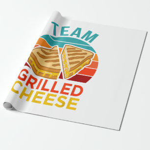 Team Grilled Cheese Funny Sandwich Lover Graphic Geschenkpapier