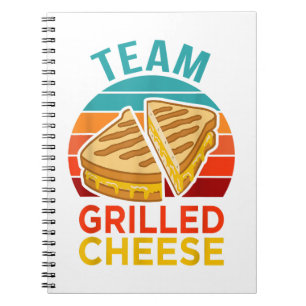 Team Grilled Cheese Funny Sandwich Lover Graphic Notizblock