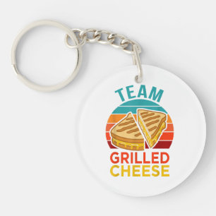 Team Grilled Cheese Funny Sandwich Lover Graphic Schlüsselanhänger
