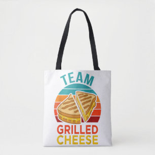 Team Grilled Cheese Funny Sandwich Lover Graphic Tasche