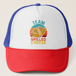 Team Grilled Cheese Lustiges Sandwich-Liebhaber Gr Truckerkappe