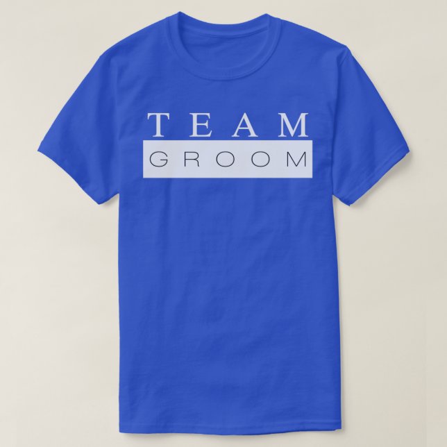 Team Groom Bachelor Party 5 T-Shirt (Design vorne)
