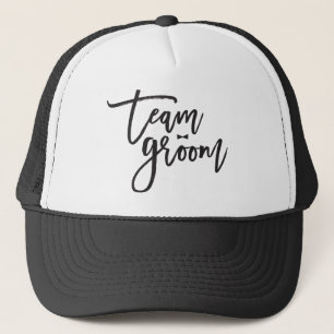 Team Groom Bow Krawatte Bachelor Party Wedding Cap Truckerkappe