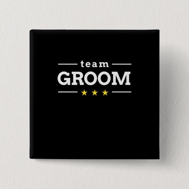 Team Groom Button (Vorderseite)
