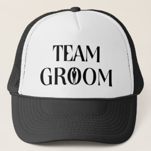 Team Groom - Funny Bachelor Party Hat Truckerkappe
