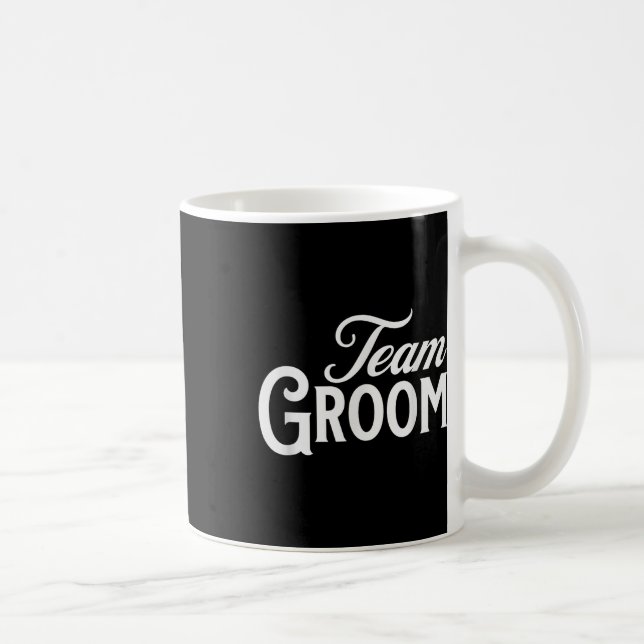 Team Groom Group Matching Bachelor Party 2024 Groo Kaffeetasse (Rechts)
