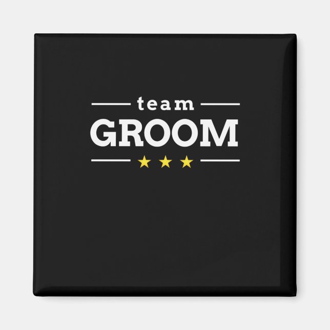 Team Groom Magnet (Vorne)