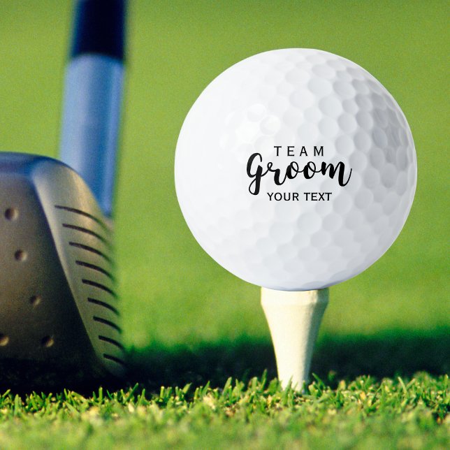 Team Groom Moderne Gastgeschenke Hochzeiten für Tr Golfball (Von Creator hochgeladen)