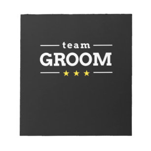 Team Groom Notizblock