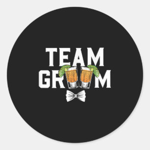 Team Groom Party Bachelor Shots Braut Hochzeit Runder Aufkleber