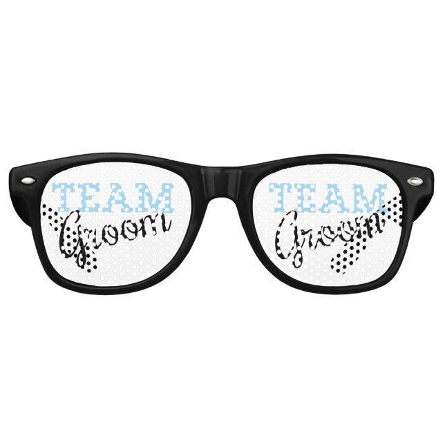 Team Groom Script Sonnenbrille (Vorderseite)