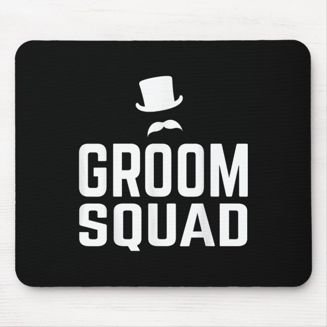 Team Groom Squad Wedding Bachelor Party Geschenk M Mousepad (Vorne)
