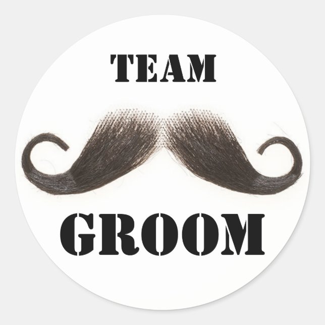 Team Groom Stickers (Vorderseite)