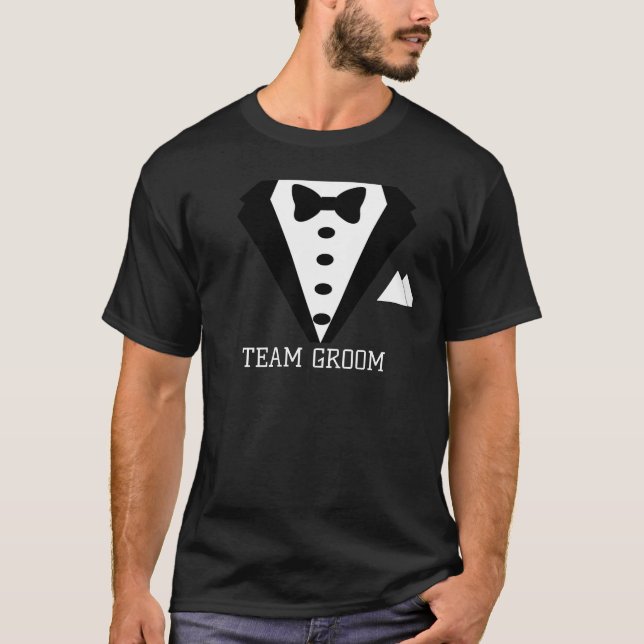 Team Groom T - Shirt (Vorderseite)