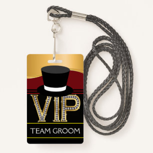 Team Groom Wedding Abzeichen Ausweis