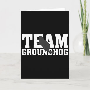 Team Groundhog Lustiger Groundhog Day Tank Top Karte