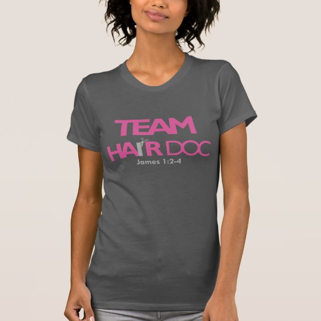 Team-Haar Doc. (Racerback) T-Shirt (Vorderseite)