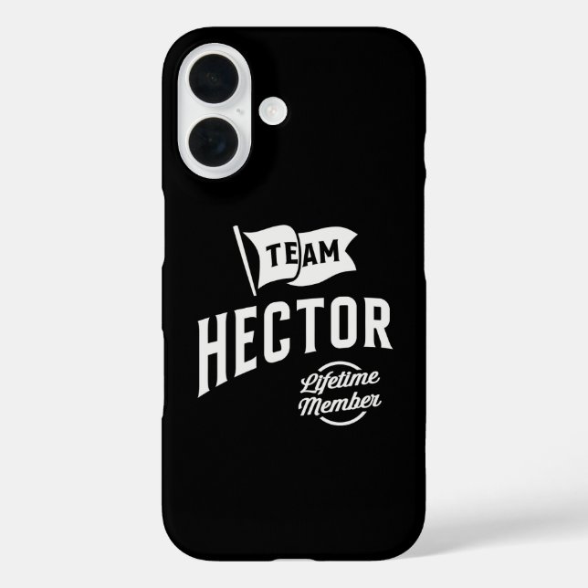 Team Hector Lifetime-Member iPhone 16 Hülle (Rückseite)