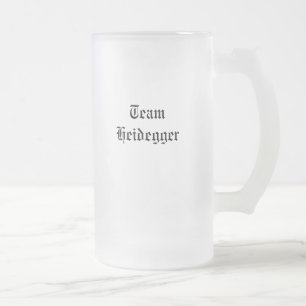 Team Heidegger Mattglas Bierglas