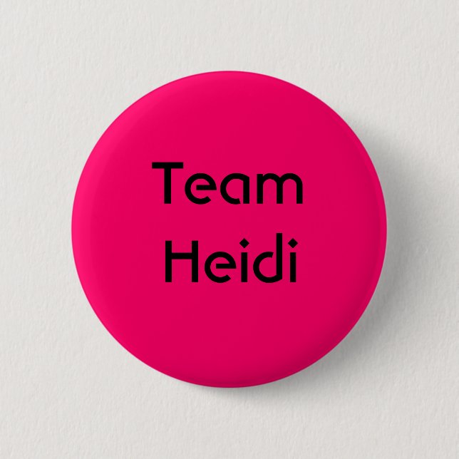Team Heidi Button (Vorderseite)