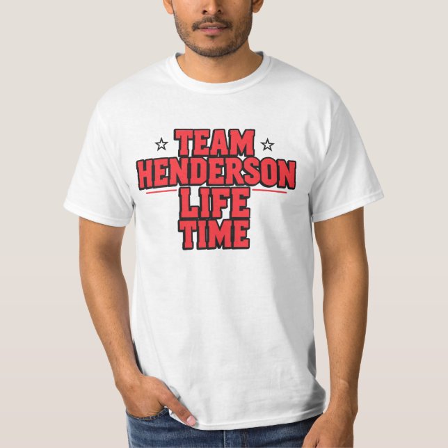 Team Henderson T-Shirt (Vorderseite)