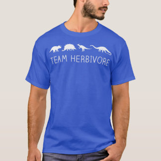 Team Herbivore Niedlich und Funny Dinosaur Vegan T-Shirt