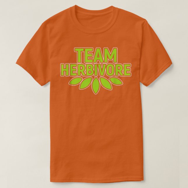 Team Herbivore Protein Vegetarischer Veganer Aktiv T-Shirt (Design vorne)