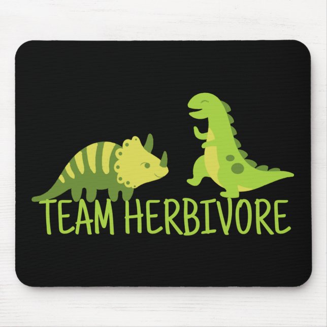Team Herbivore Vegan Mousepad (Vorne)