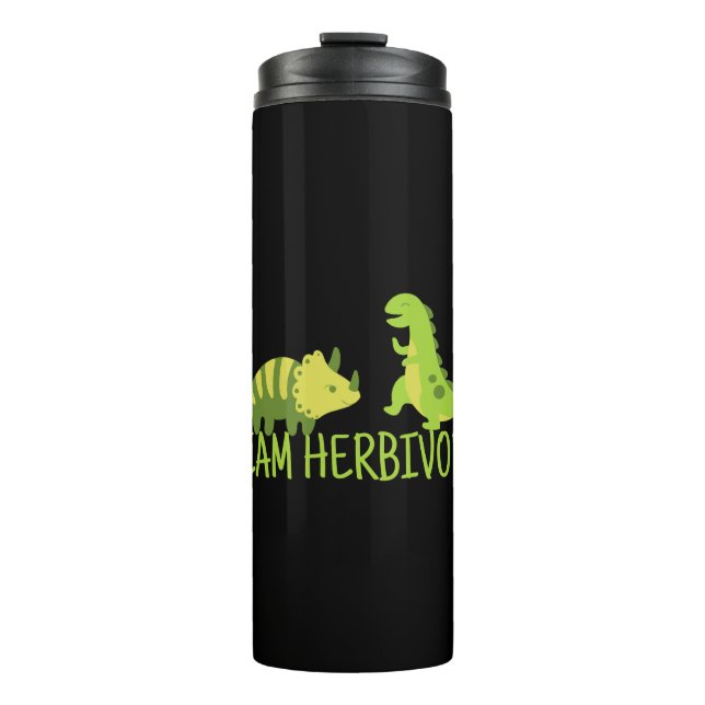 Team Herbivore Vegan Thermosbecher (Vorderseite)