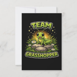Team Heuschrecke Dankeskarte