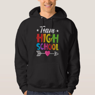 Team High School Teacher Student Boys Girls Back T Hoodie