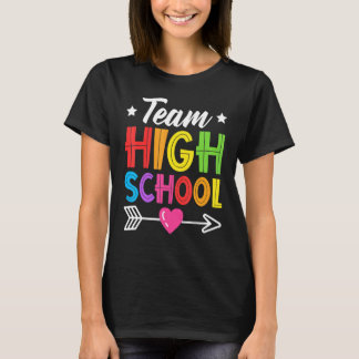 Team High School Teacher Student Boys Girls Back T T-Shirt