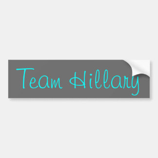 Team Hillary Autoaufkleber
