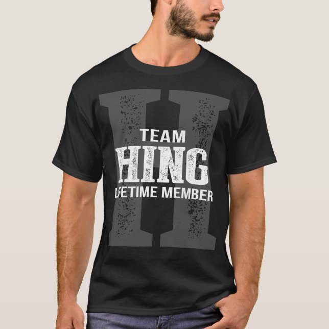 Team HING Lifetime-Mitglied T-Shirt (Vorderseite)