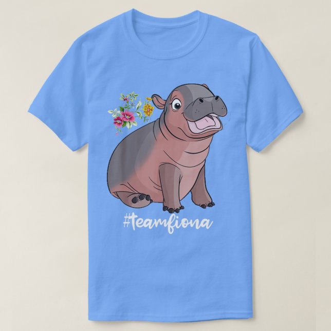 Team Hippo Fiona  T-Shirt (Design vorne)