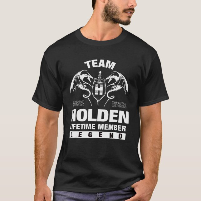 Team Holden Lifetime Mitglied T-Shirt (Vorderseite)