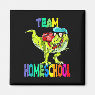 Team Homeschool Dinosaurier T Rex Zurück zur Schul Magnet