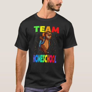 Team Homeschool Zurück zur Schule Faultier Schüler T-Shirt