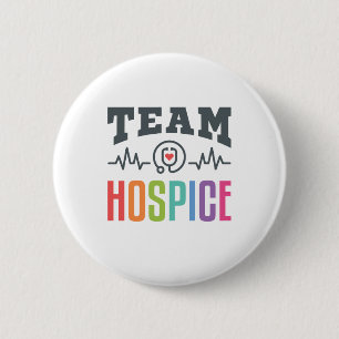 Team Hospice Krankenpfleger Ärztin Button