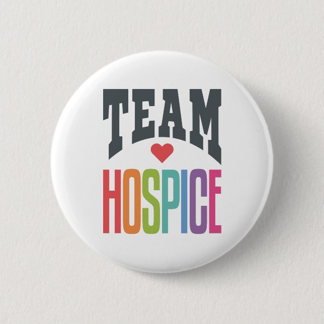 Team Hospice Squad Krankenpflege Button (Vorderseite)