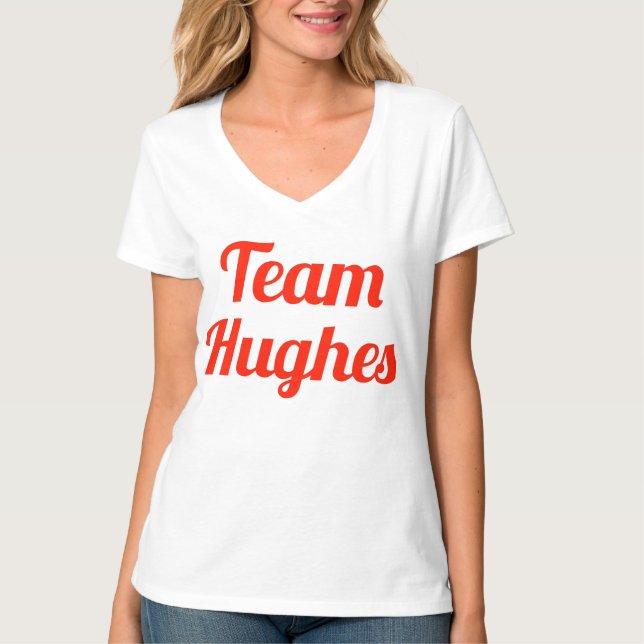 Team Hughes T-Shirt (Vorderseite)